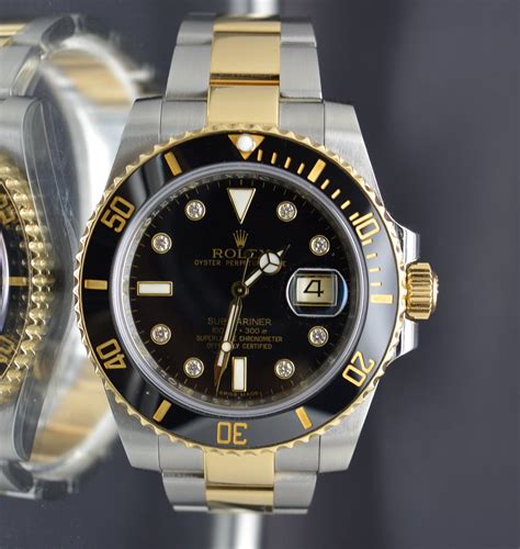 rolex submariner gold steel black|authentic rolex gold submariner watch.